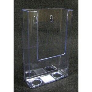 NEW Wall Mount Acrylic Brochure Holder Lot of 5